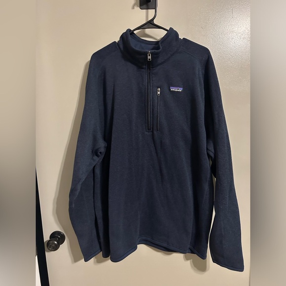 Patagonia better sweater quarter zip with small company logo size XXL - Picture 1 of 5